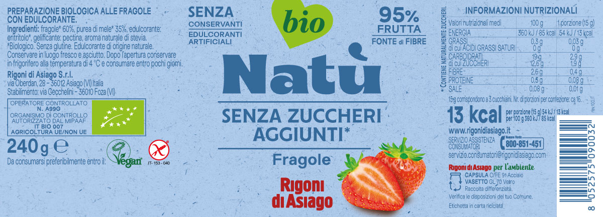Etichetta Prodotto