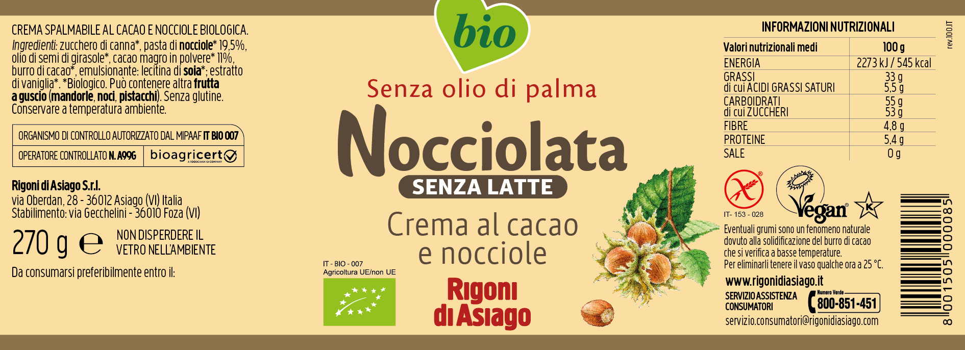 Etichetta Prodotto