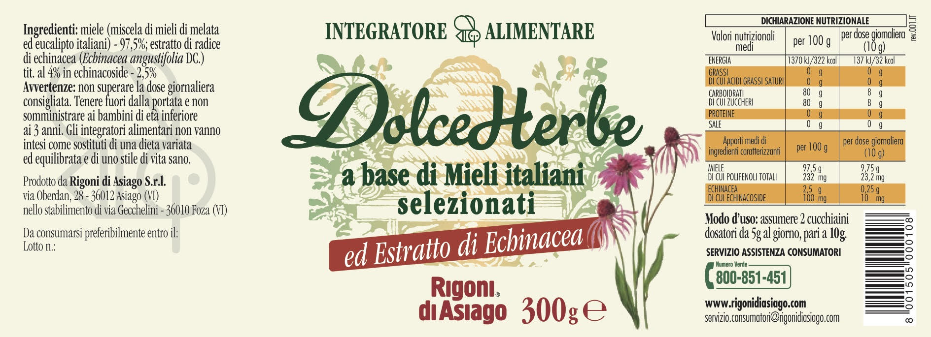 Etichetta Prodotto